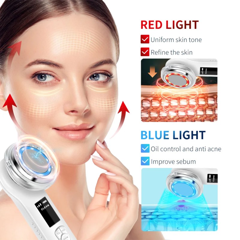 PAKISS Handheld 2-in-1 Multifunctional Beauty Device with Cold & Hot