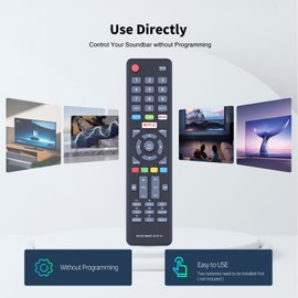 TRUCKON New Replacement Remote Control Only for Dyon Smart 43 XT D800169 D800173, Smart 32 XT D800168, Smart 55 XT-2 D800205, Not for Other Models