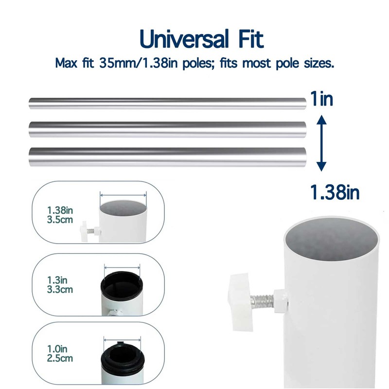 MILIMOLI Foldable Portable Beach Umbrella Stand - Portable Patio Umbrella