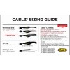 Cablz Skinnyz Zipz Eyewear Retainer | Black Stainless Cable Eyewear