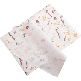 La Llareta Greaseproof Paper, 100 Sheets Baking Wrapping Paper, Food Basket Liners Paper, Deli Paper for Cakes, Breads, French Fries, Sandwiches, Pizza, Burgers, Hot Dogs(14 * 10 inch)