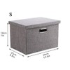 Wintao Storage Boxes with Lids, Storage Baskets for Shelves Toy