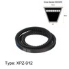 sourcing map sourcing map XPZ-912 V-Belts Drive Belt 912mm Pitch