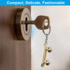 [PATIKIL] Basketball Hoop Keychain Basketball Keychain Silver Tone
