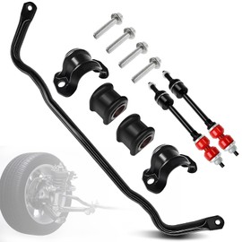 bansdans 55398938AC Front Stabilizer Bar Kit And K80894 Sway Bar Links Front Sway with PU Bushing Fit for 2009-2010 Dodge Ram 1500, 2011-2018 Ram 1500, 2019-2022 Ram 1500 Classic, OE#55398938AB