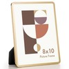 Axeman 8x10 Picture Frame-Metal Rounded Corner Frame 8x10, 8''x10''Photo Frame
