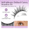 Self Adhesive Eyelashes Natural Look 172