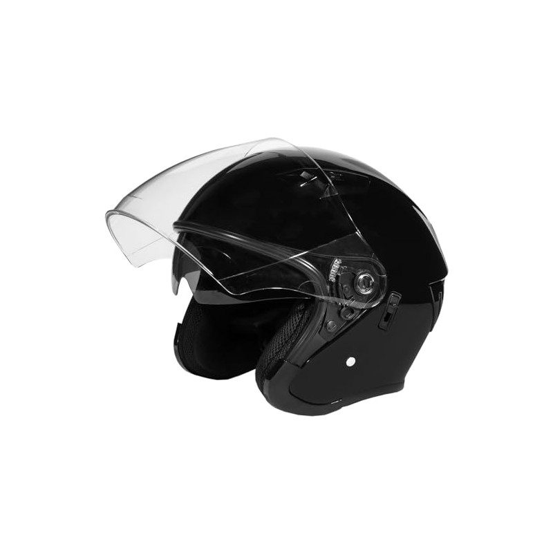 FULMER 360 Forge Open Face Helmet (Black - Large)