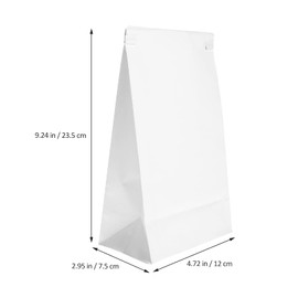 ROSENICE Pack of 25 Crushing Bags for Vomiting and Nausea (White)