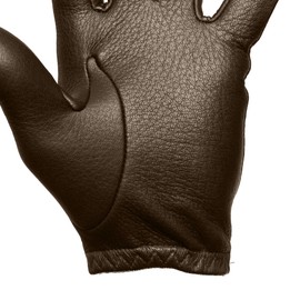 Pratt and Hart Streamline Women’s Deerskin Driving Gloves Size L Brown