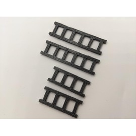 4x Ladders Pack Set | 28mm 1/56 Scale Miniature | RPG Tabletop Figure Landscape Modelling Wargaming Fantasy Diorama Wargames Model Scenery Terrain Scatter Roleplaying 3d Printed Paintable