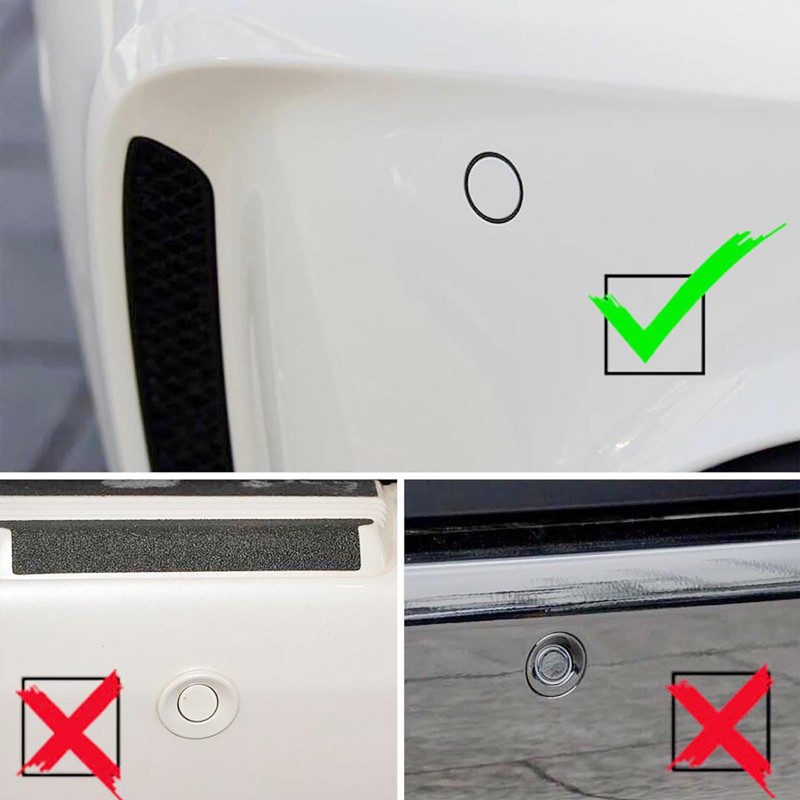 Car Parktronic Parking Built-in Plane Sensors Rear Reversing Backup System