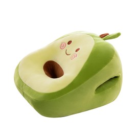 Tikwisdom Green avocado 35cm, soft nap avocado pillow, office crouching pillow, plush toy pillow, doll warm hand pillow, ergonomic memory sleep pillow