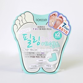 Sopris Foot Peeling Double Essence Mask 10 Sheets Dead Skin Removal Pack / 소프리스 풋필링 더블에센스 마스크 10매 발각질 제거팩
