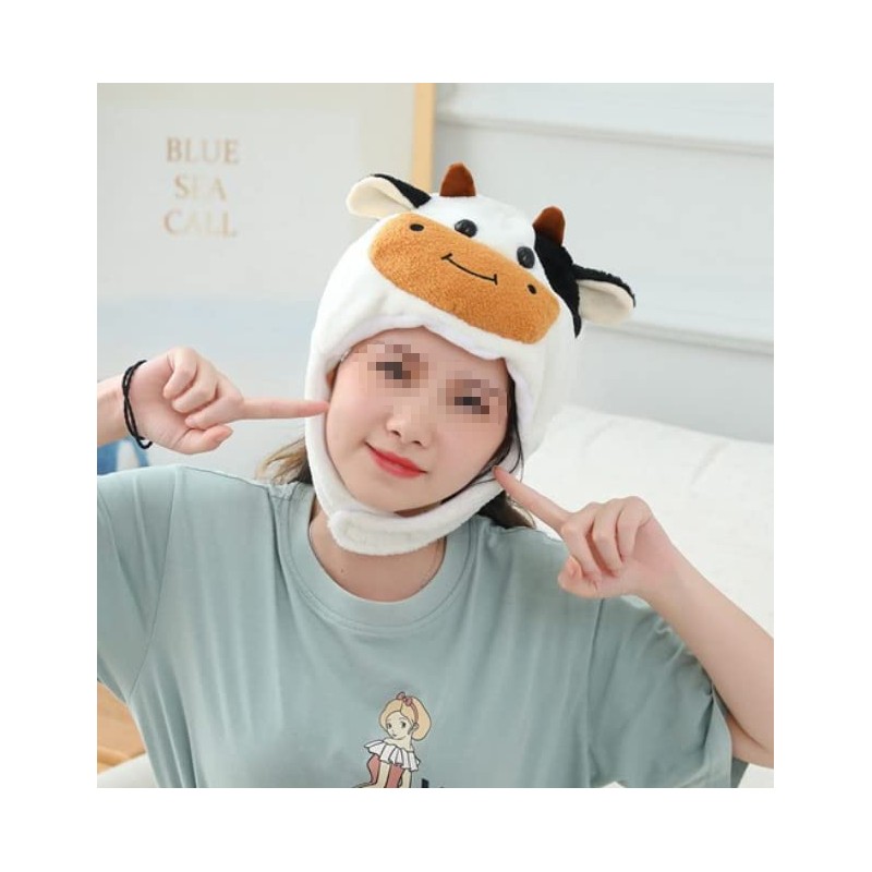 DOKiDOKI Cow Hat, Cosplay, Cute, Transformation Mask, Head, Stuffed Toy,