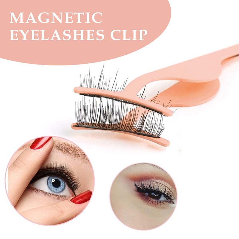 WLLHYF Eyelash Applicator Fake Lash False DIY Rose Gold Stainless