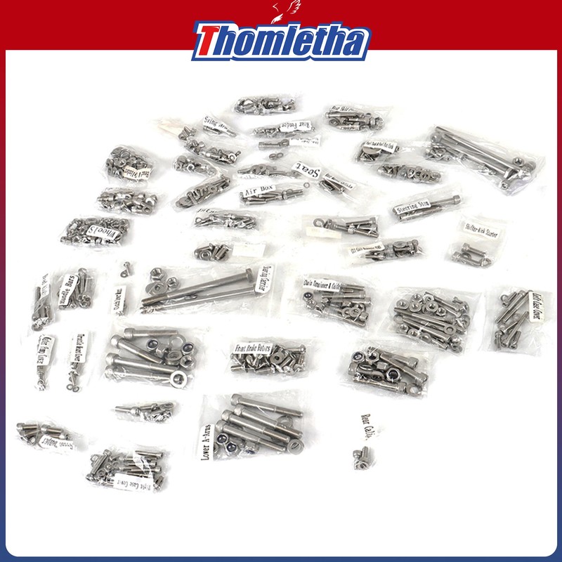 Thomletha 667 Pcs Stainless Steel Bolt Screw Kit Replacement for