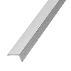 OUZUGIE 8-Pack 57 Inches, WPC Slat Wall Panel Trim,Corner Guard for Low Grille (Metallic Silver)