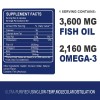 NATURE'S LIVE Omega 3 Fish Oil Capsules Triple Strength EPA