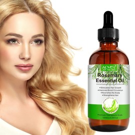 Rosemary Oil for Hair Growth & Skin Care 120 ML, Hair Loss and Hair Regrowth Treatment, Stimulates Hair Growth, Improves Blood Circulation for Men and Women 4.04 Oz
