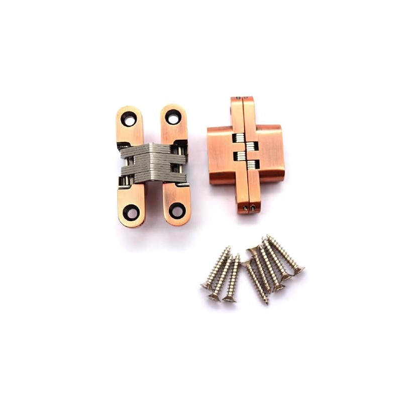 LYANG Hidden Hinges for Heavy Doors, Folding Doors, Cross Hinges,