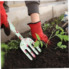 Garden Tools Set Garden Shovel 3Pcs Gardening Gifts for Women Gardening Tools Set with Floral Print Heavy Duty Garden Tool Including Trowel, Pruner, Hand Rake Ladies Gardening Gift Set