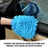 2 Pieces Of Double-Sided Car Washing Gloves, Car Cleaning Supplies,