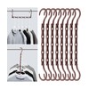 Mr. Pen- Space Saving Hangers for Clothes, 8 Pack, Mahogany