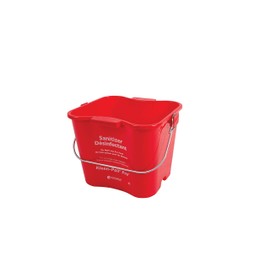 San Jamar KPP97RD Kleen Pail Pro, 3 Quart, Red