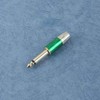 JQ Mono 6.3(M) Speaker Connection Adapter Green / 모노 제작용 컨넥터 6.3(M) 스피커 연결 젠더 녹색