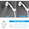 High Pressure RV Shower Head with Hose and On Off