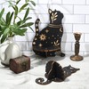 Gythara 2 pcs 2 Styles Black Cat Theme Wooden Display