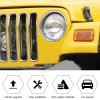 Savadi-Car 7x Front Grill Grille Insert Mesh Trim Kit for