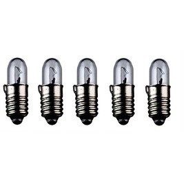 Set of 5 WireThinx Small Lamps Subminiature 0.30 W 6 V Socket E5.5 4.7 x 15 mm L-55