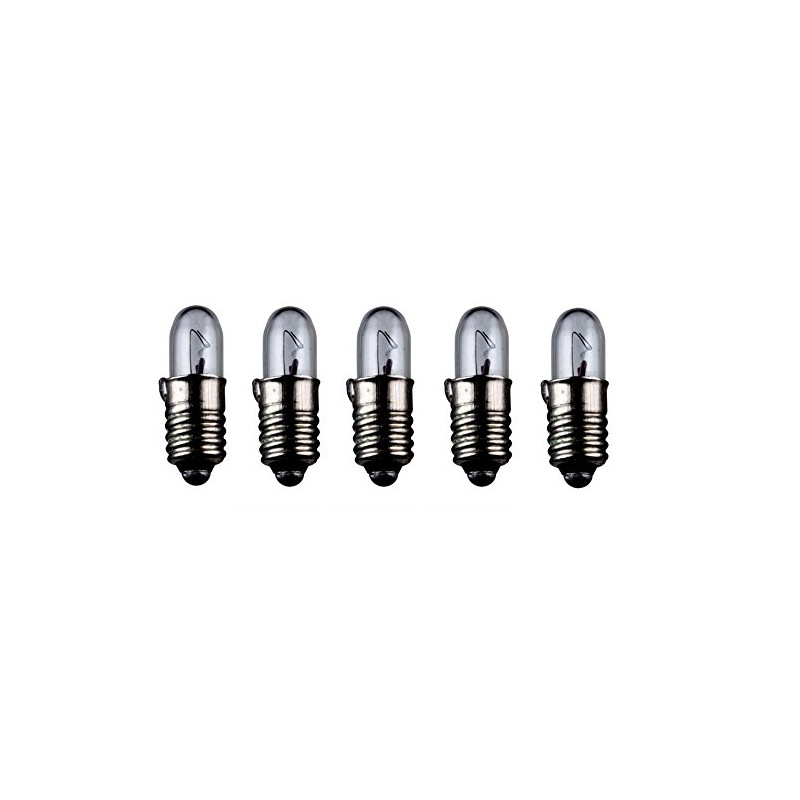 Set of 5 WireThinx Small Lamps Subminiature 0.30 W 6