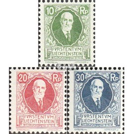 Liechtenstein 72-74 (complete.issue.) unmounted mint/never hinged ** MNH 1925 Prince Johann II. (Stamps for collectors)