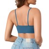 DEANGELMON 4 Pieces V Neck Bralettes Padded Seamless Adjustable Straps
