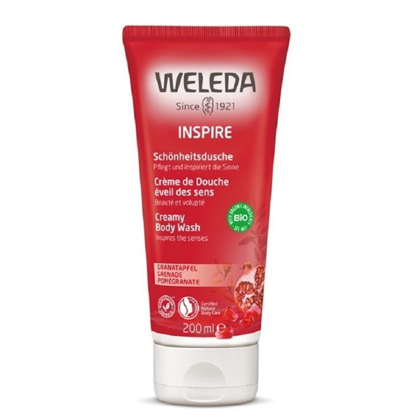 Weleda Inspire Creamy Body Wash - Pomegranate