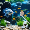 2PCS Betta Fish Toys, 5.9 Inch Simulation Beta Fish Toy,