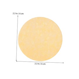 Healvian 50pcs Compressed Round Facial Sponges for Exfoliating and Cleansing Gentle Makeup Removal Puff Portable and Reusable Face Wash Accessories