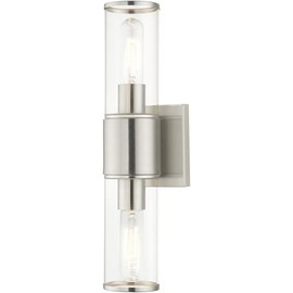 Livex Lighting, 17142-91, Quincy, Vanity Sconce, Brushed Nickel