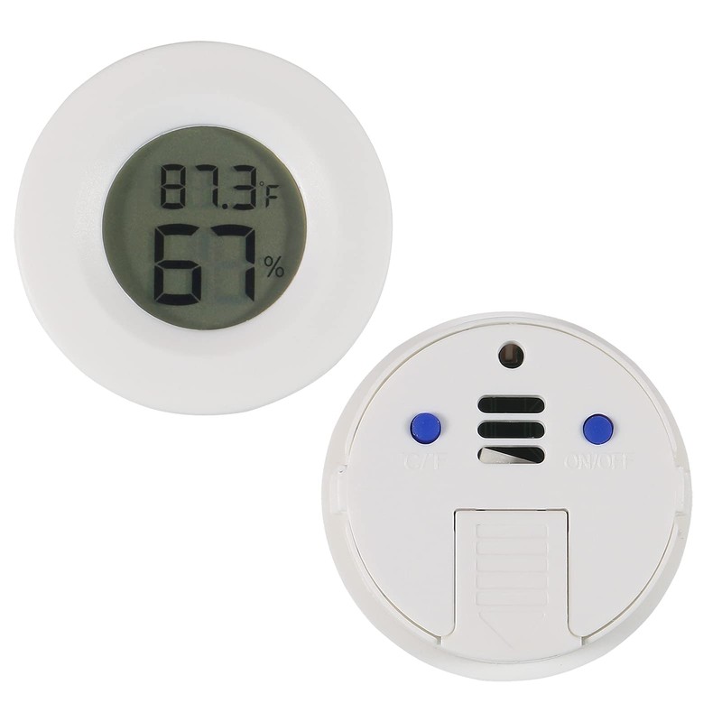 ALMOCN 4 x Mini LCD Digital Thermometer Temperature Humidity Tester