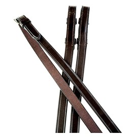 Collegiate Plain Reins IV, Brown, 5/8"x54"