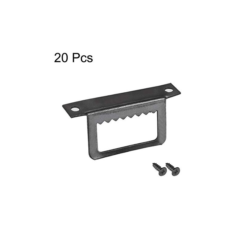 sourcing map Picture Hangers, 1 3/5 Inch L Shape Double