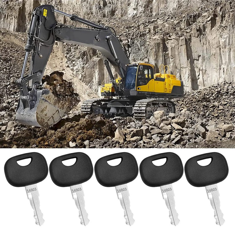 Taicols Set of 20 construction machinery key set, replacement key