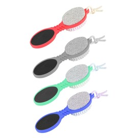 Baluue 4pcs Callus Removers Foot Rasp Files for Home and Travel Ergonomic Design Efficient Hard Skin Removal Relaxing Foot Care Tool Random Colors