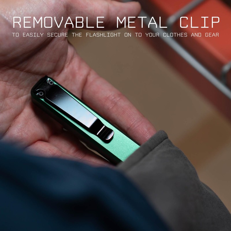 Monstrum Tracer Pen 1000 Lumens Slim Pocket Flashlight | Gunmetal