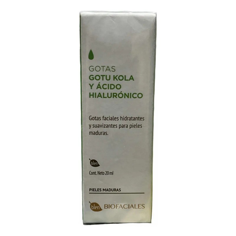 BLEN Gotas Hidratantes Facial con Gotu Kola y Ácido Hialurónico