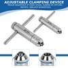 DBREAKS 2 Piece T Handle Tap Wrench Ratchet Tap Set