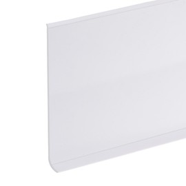 HARFINGTON 20ft x 6" Baseboard Trim Peel and Stick Wall Flexible Molding Trims, Self Adhesive PVC Cove Base Baseboards for Walls Corner, White